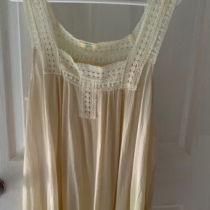 Cream mid thigh cover up